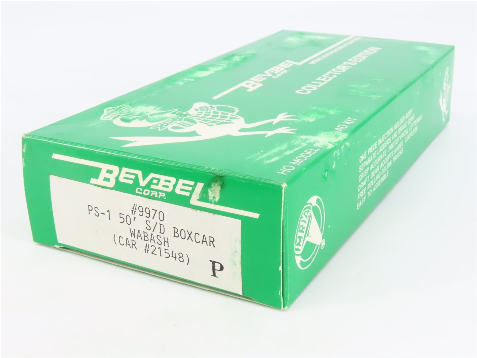 HO Bev-Bel Robin's Rails Kit #9970 WAB Wabash 50' Single Door Box Car #21548