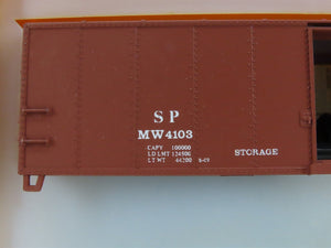 HO Scale Train Miniature Kit 5752 SP Southern Pacific MW Box Car #4103