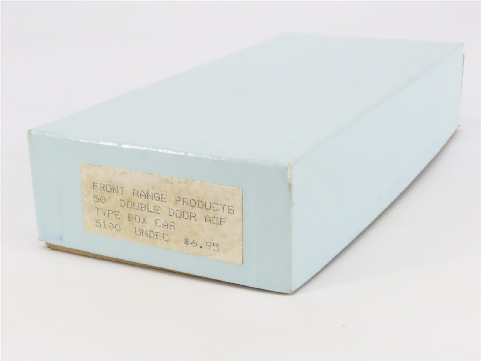 HO Scale Front Range Kit 5100 Undecorated 50' Double Door Box Car