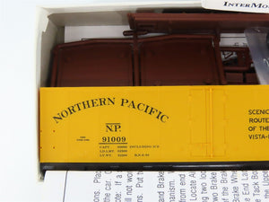 HO Scale InterMountain Kit 40502-01 NP Northern Pacific Steel Reefer #91009