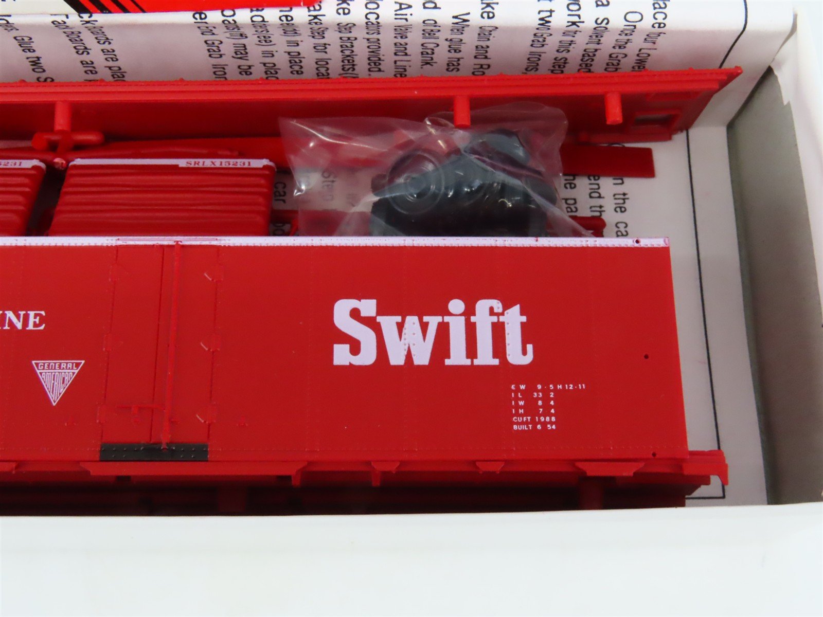 HO Scale InterMountain Kit 40506-03 SRLX Swift Railroad Steel Reefer #15231