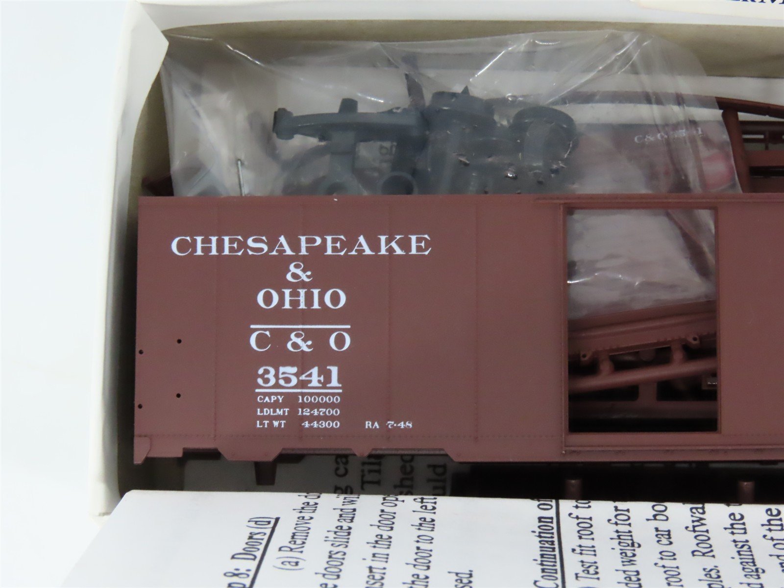 HO Scale InterMountain Kit 40706-07 C&O Chesapeake & Ohio 40' Box Car #3541