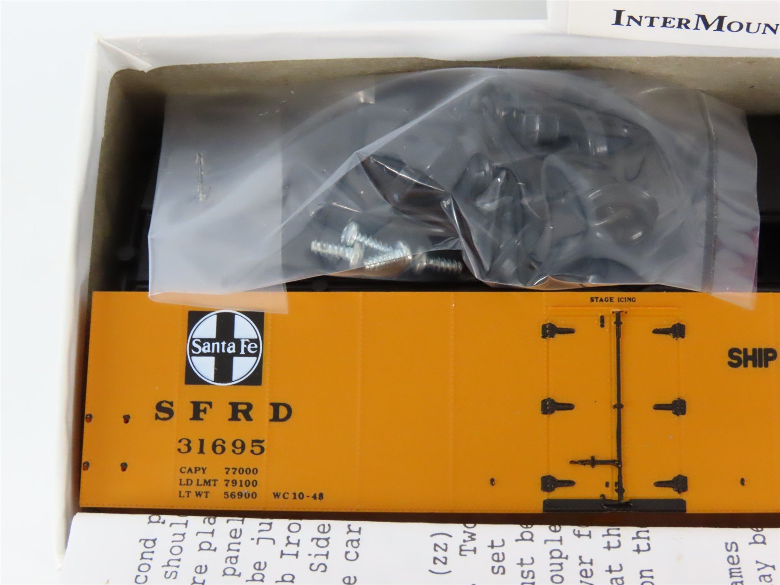 HO Scale InterMountain Kit 41105-13 SFRD Santa Fe The Chief Reefer #31695