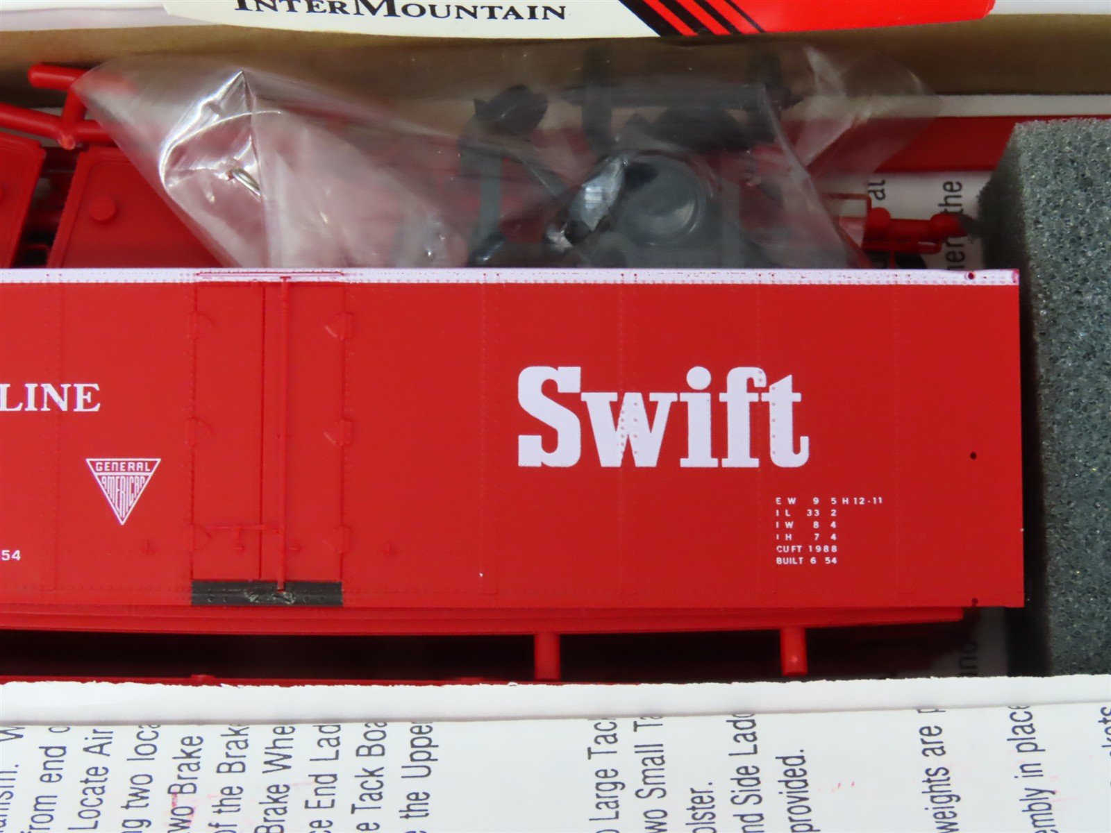 HO Scale InterMountain Kit 40506-04 SRLX Swift Railroad Steel Reefer #15279