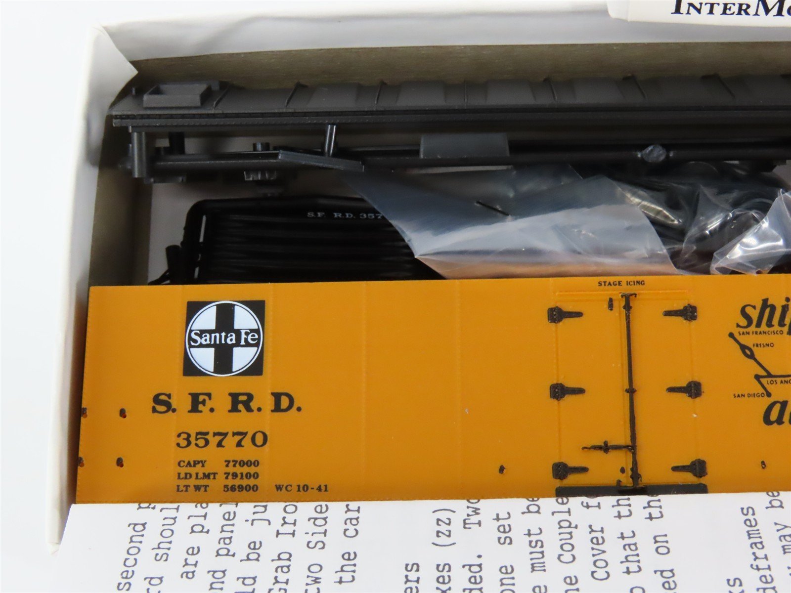 HO Scale InterMountain Kit 41102-21 SFRD Santa Fe El Capitan Reefer #35770