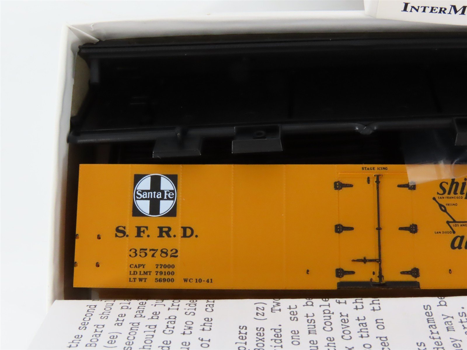 HO Scale InterMountain Kit 41102-23 SFRD Santa Fe El Capitan Reefer #35782