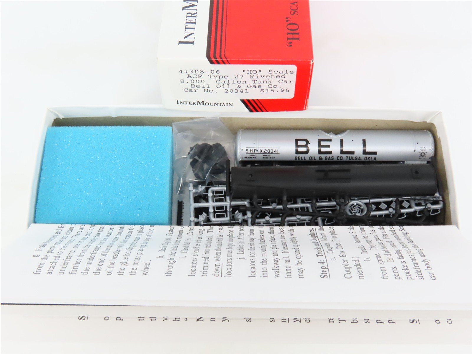 HO Scale InterMountain Kit 41308-06 SHPX Bell 8,000 Gallon Tank Car #20341