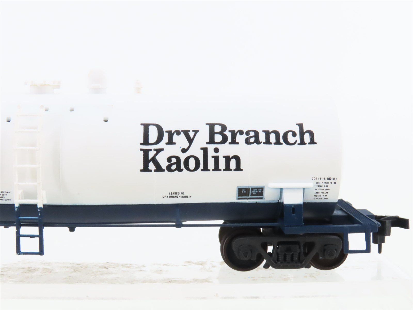 HO Scale Atlas 1706 ACFX Dry Branch Kaolin 13K Gallon Modern Tank Car #78801