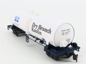 HO Scale Atlas 1706 ACFX Dry Branch Kaolin 13K Gallon Modern Tank Car #78801
