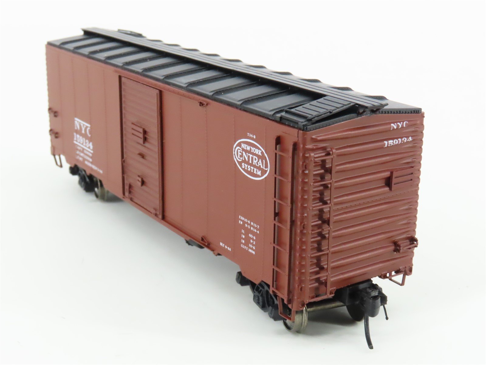 HO Scale InterMountain 45805-3 NYC New Yok Central AAR 40' Steel Box Car #159134