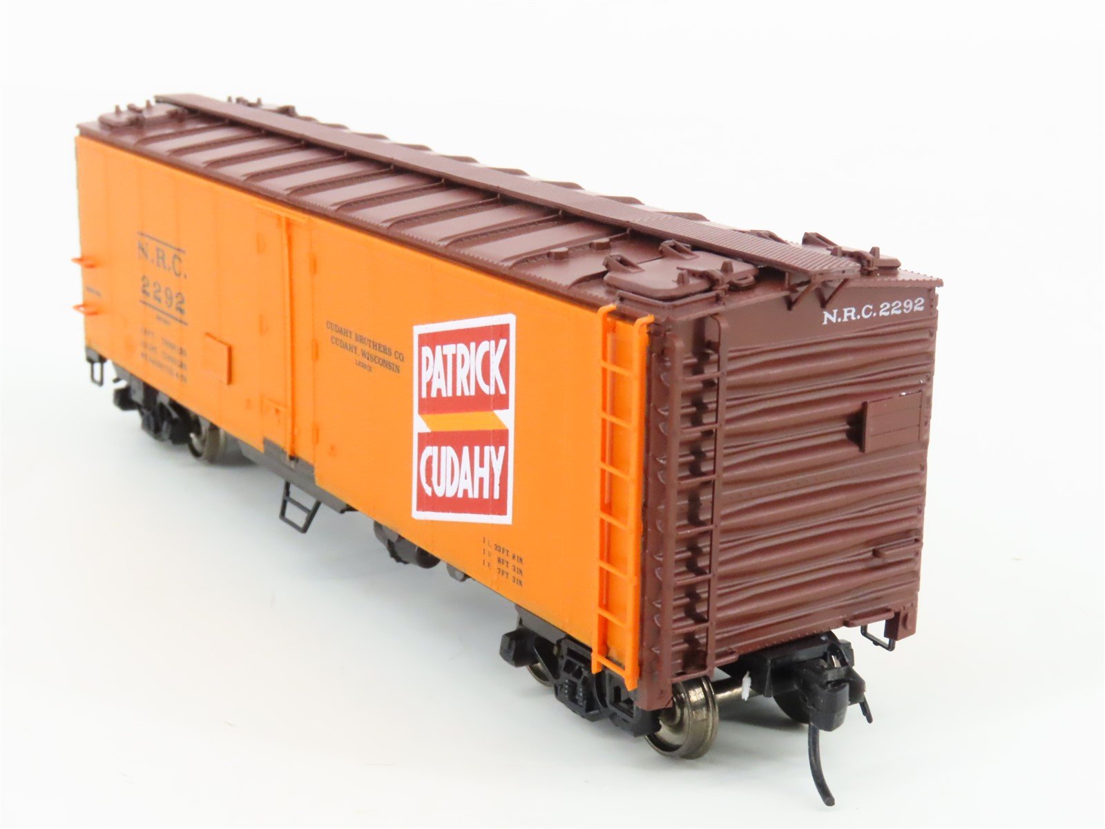 HO InterMountain 45526-12 NRC Patrick Cudahy R-40-23 Steel Reefer #2292