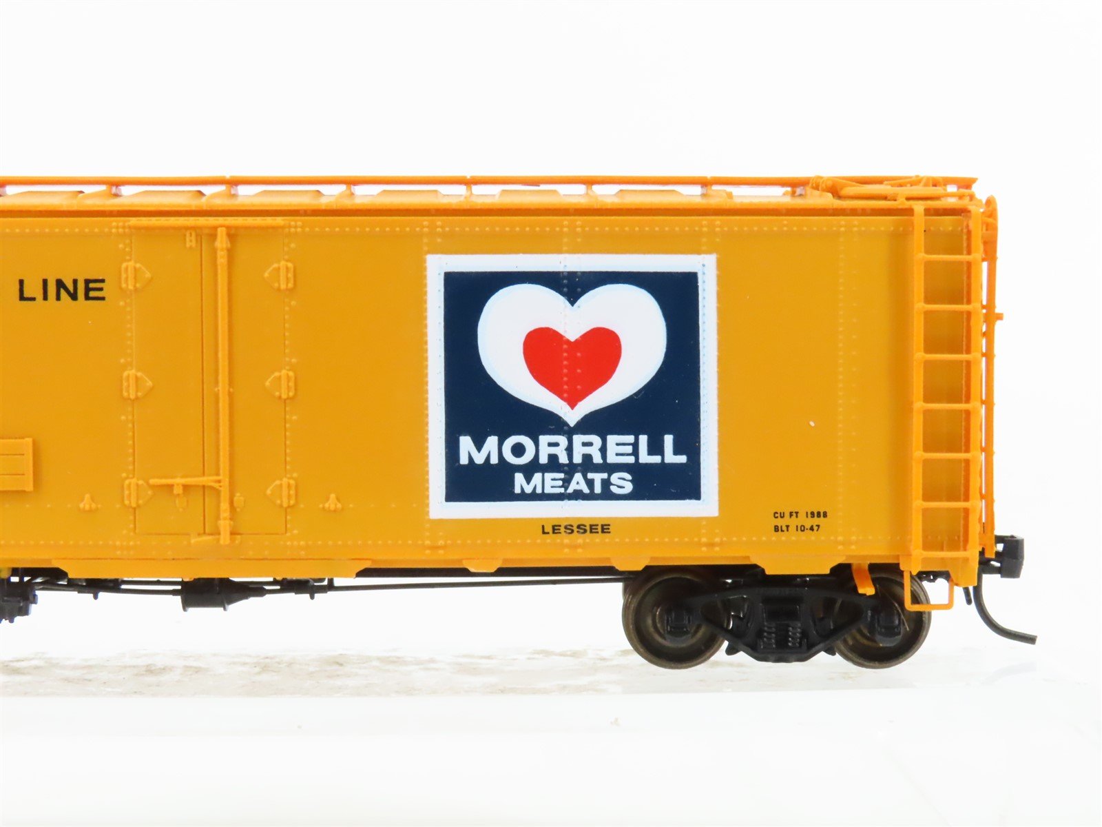 HO Scale InterMountain MORX Morrell Refrigerator Line 40' Steel Reefer #9955