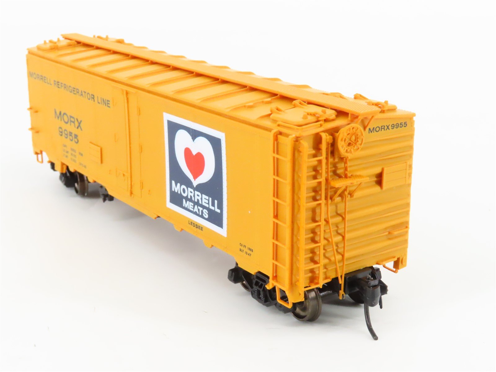 HO Scale InterMountain MORX Morrell Refrigerator Line 40' Steel Reefer #9955