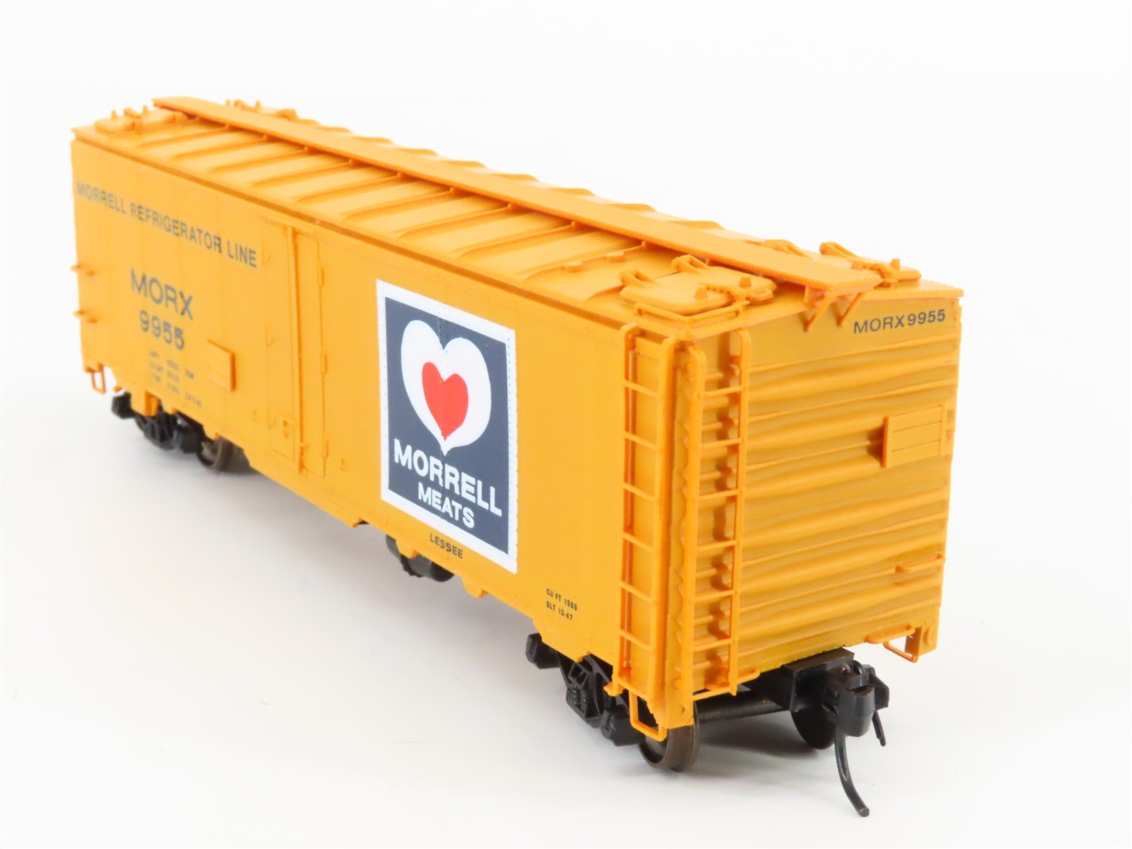 HO Scale InterMountain MORX Morrell Refrigerator Line 40' Steel Reefer #9955