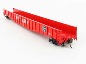 HO Scale Athearn 93603 CB&Q Burlington Route 65' Drop-End Mill Gondola #197008
