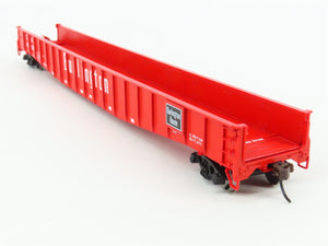 HO Scale Athearn 93603 CB&Q Burlington Route 65' Drop-End Mill Gondola #197008