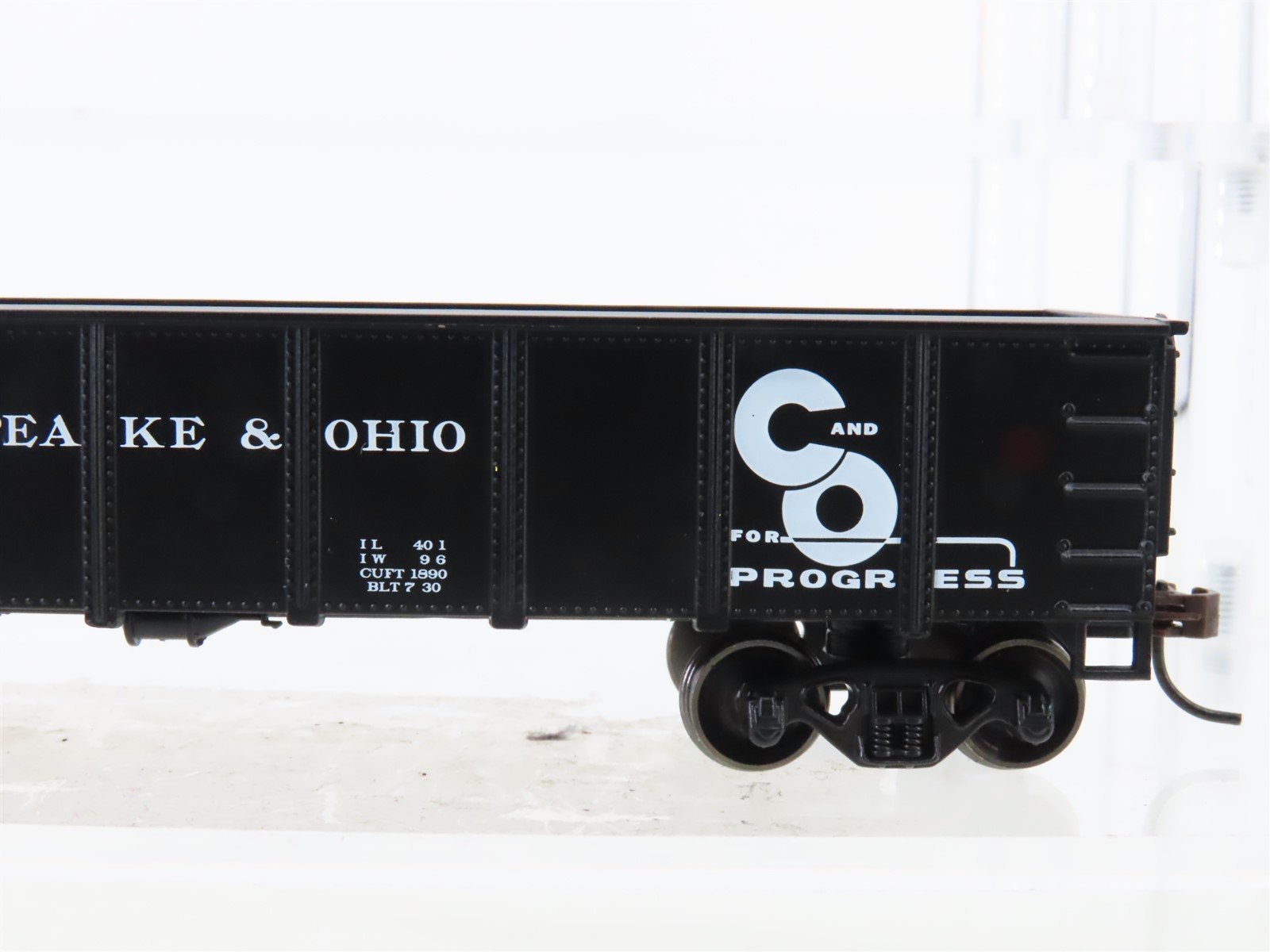 HO Scale Athearn 92154 C&O Chesapeake & Ohio Work Train Freight 4-Car Set