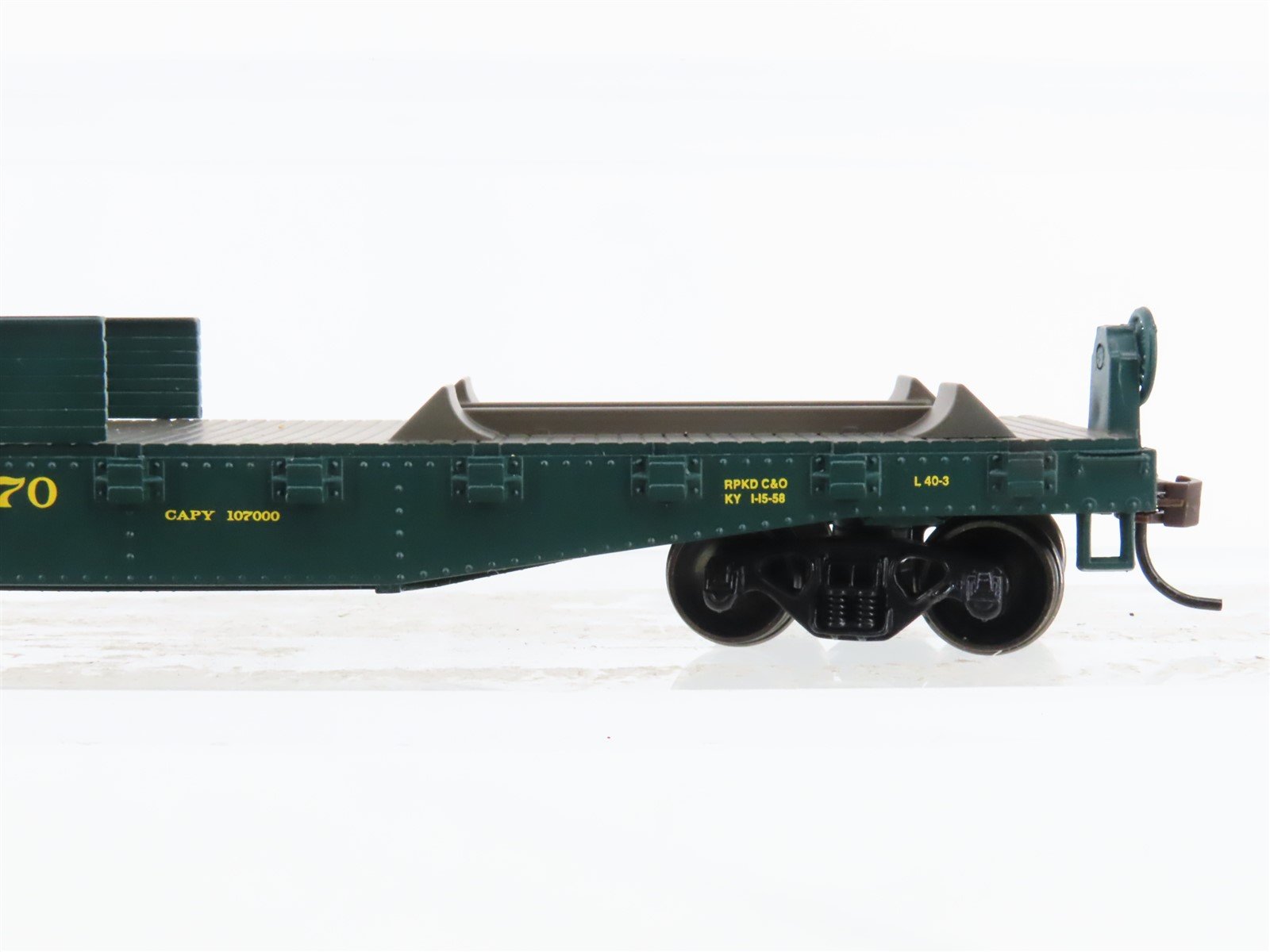 HO Scale Athearn 92154 C&O Chesapeake & Ohio Work Train Freight 4-Car Set