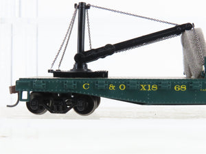 HO Scale Athearn 92154 C&O Chesapeake & Ohio Work Train Freight 4-Car Set