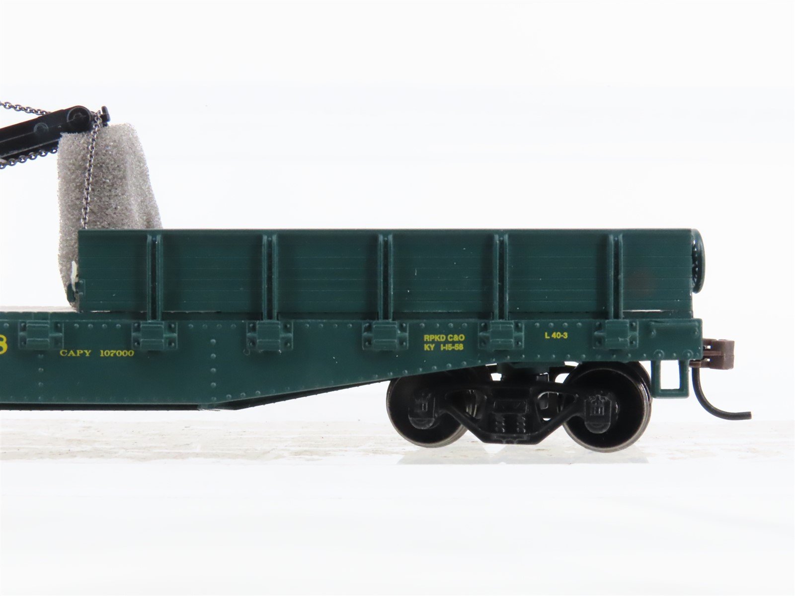 HO Scale Athearn 92154 C&O Chesapeake & Ohio Work Train Freight 4-Car Set