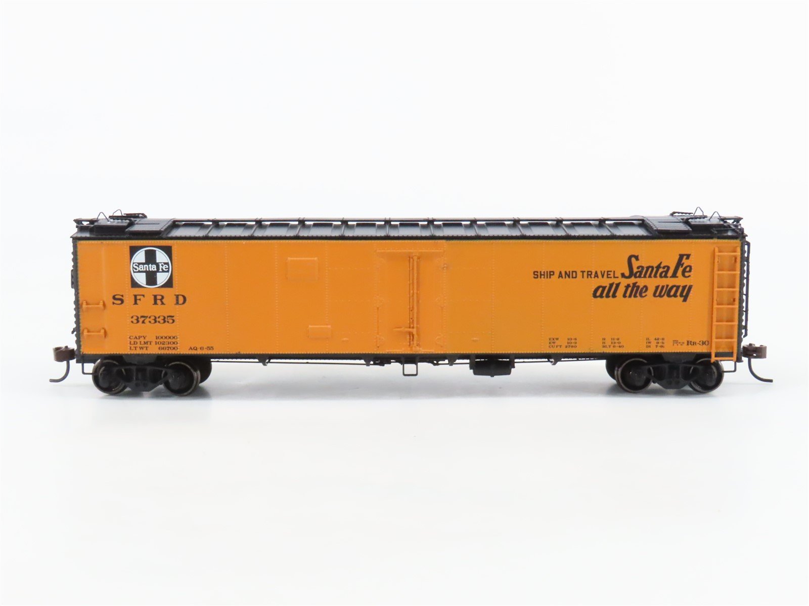 HO Athearn 94525 SFRD ATSF Santa Fe "San Francisco Chief" 50' Ice Reefer #37335