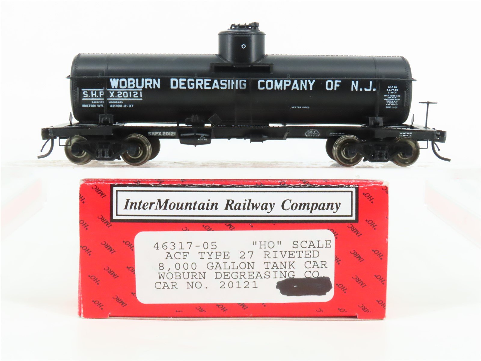 HO InterMountain 46317-05 SHPX Woburn Degreasing Single Dome Tank Car #20121
