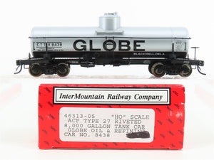 HO Scale InterMountain 46313-05 CTTX Globe Single Dome Riveted Tank Car #8438