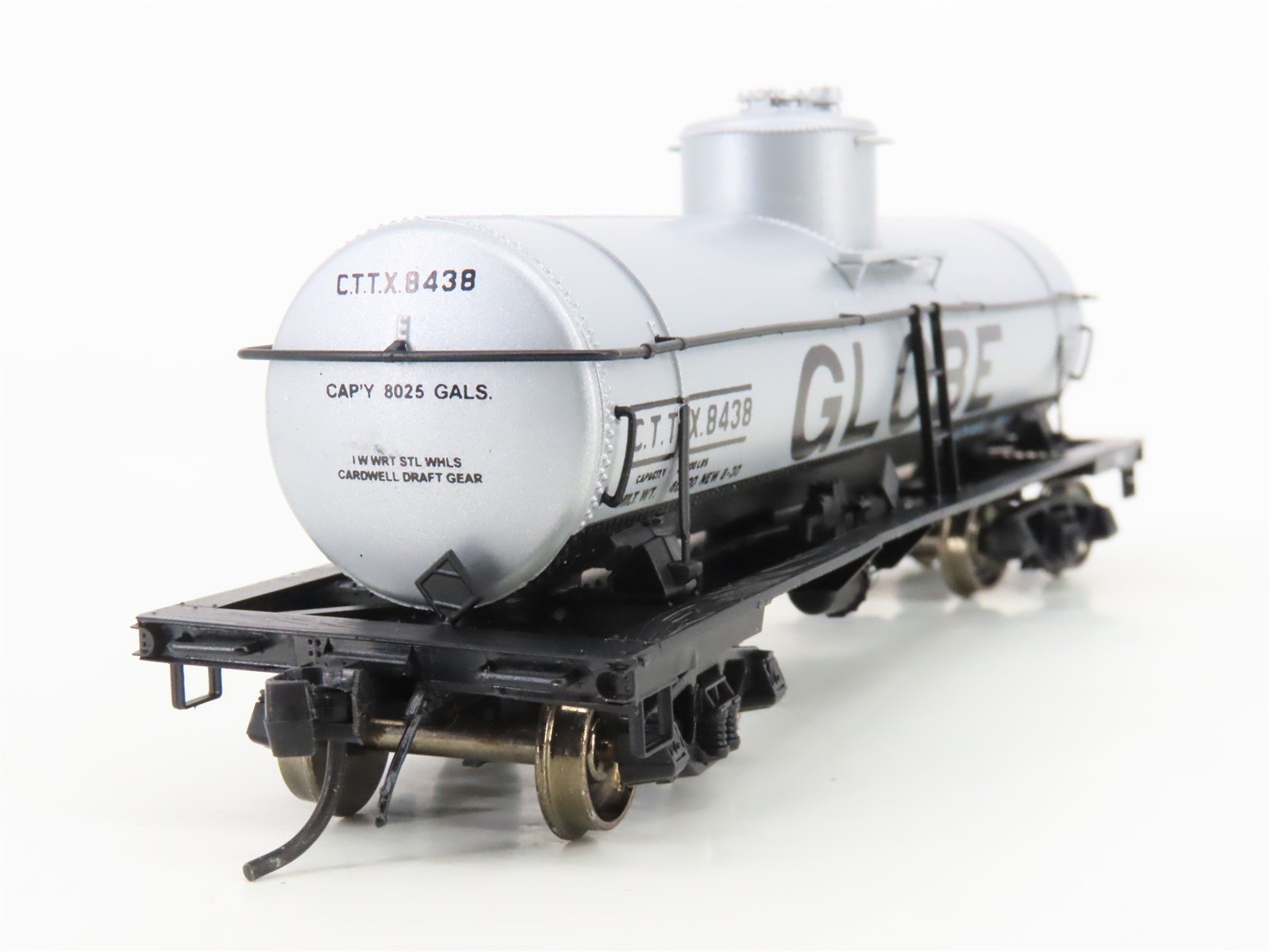 HO Scale InterMountain 46313-05 CTTX Globe Single Dome Riveted Tank Car #8438