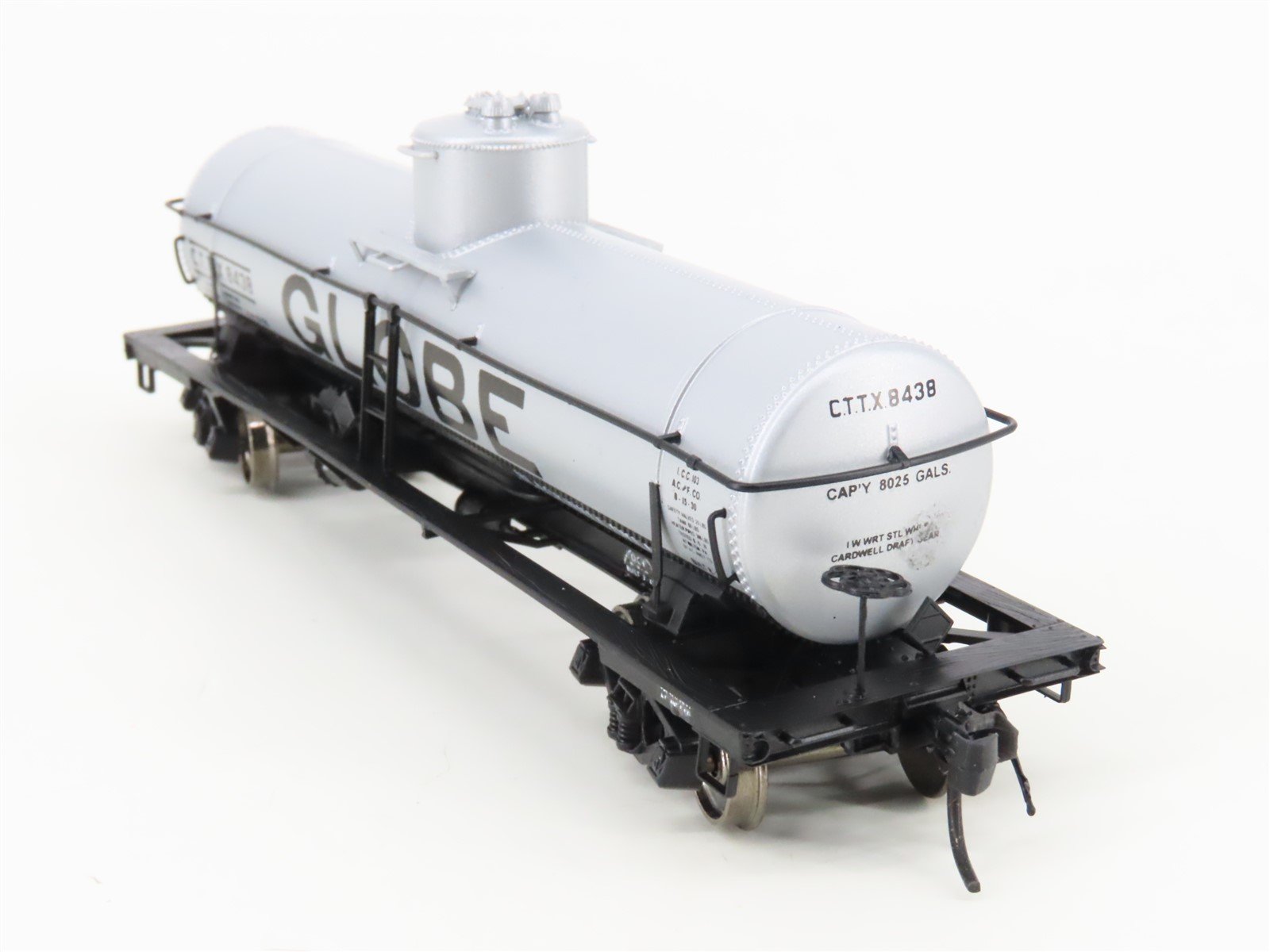 HO Scale InterMountain 46313-05 CTTX Globe Single Dome Riveted Tank Car #8438