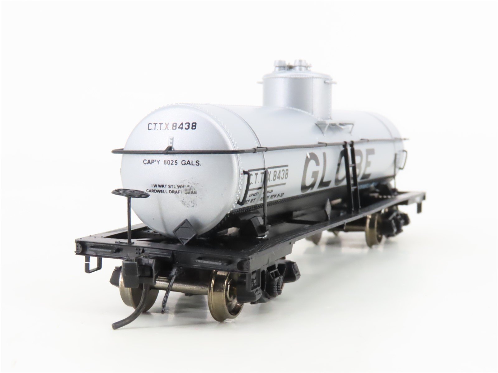 HO Scale InterMountain 46313-05 CTTX Globe Single Dome Riveted Tank Car #8438
