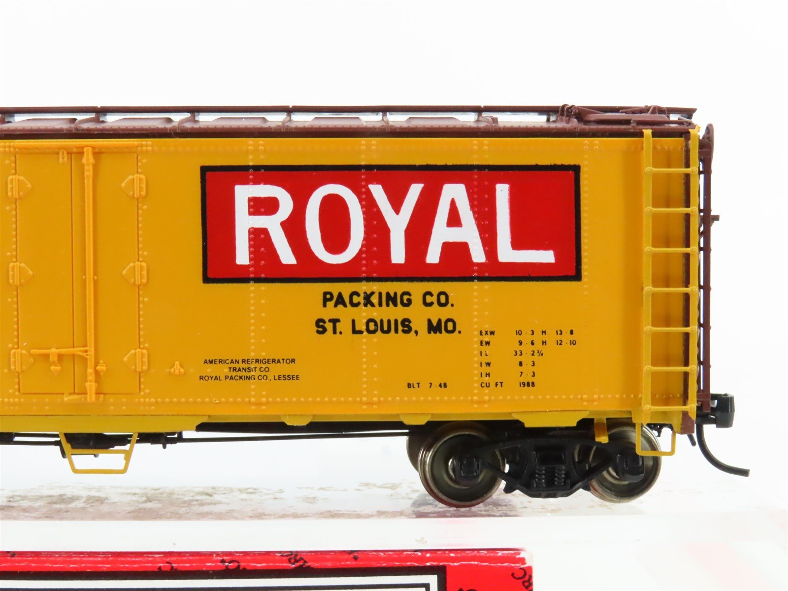 HO Scale InterMountain 45534-08 ART Royal Packing R-40-23 Steel Reefer #91540