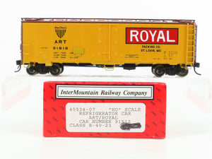 HO Scale InterMountain 45534-07 ART Royal Packing R-40-23 Steel Reefer #91512