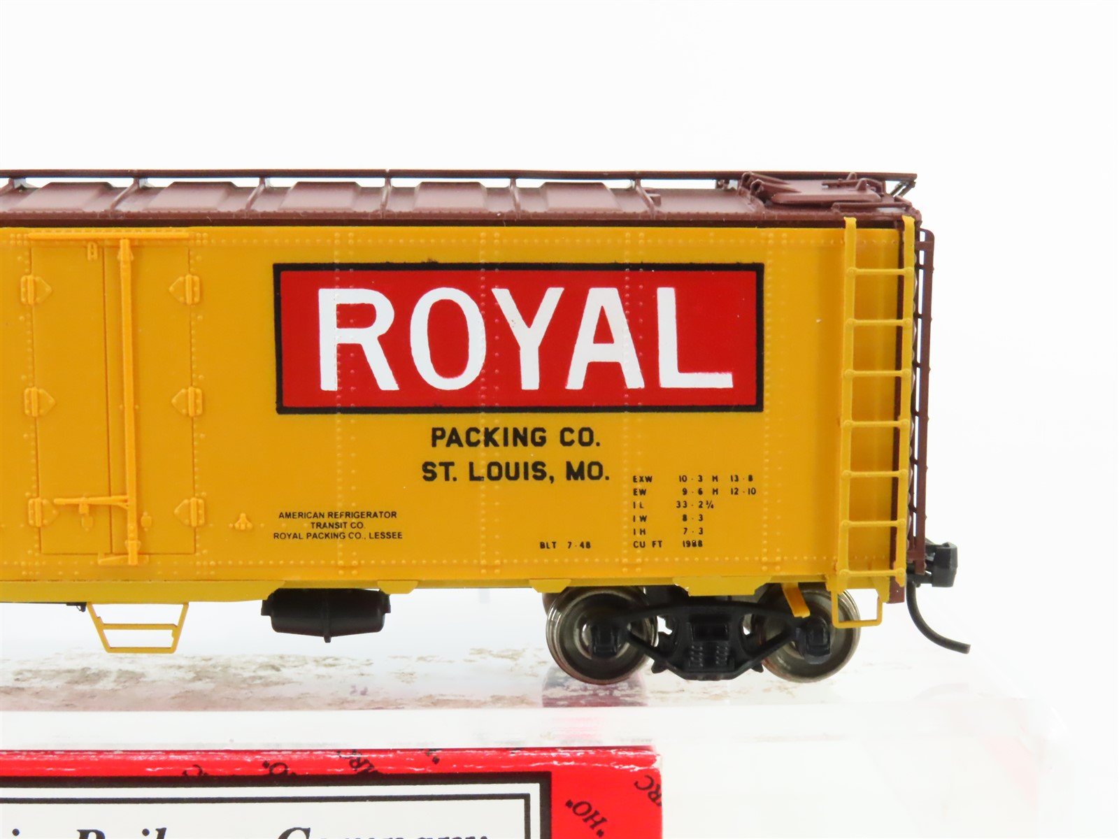 HO Scale InterMountain 45534-07 ART Royal Packing R-40-23 Steel Reefer #91512