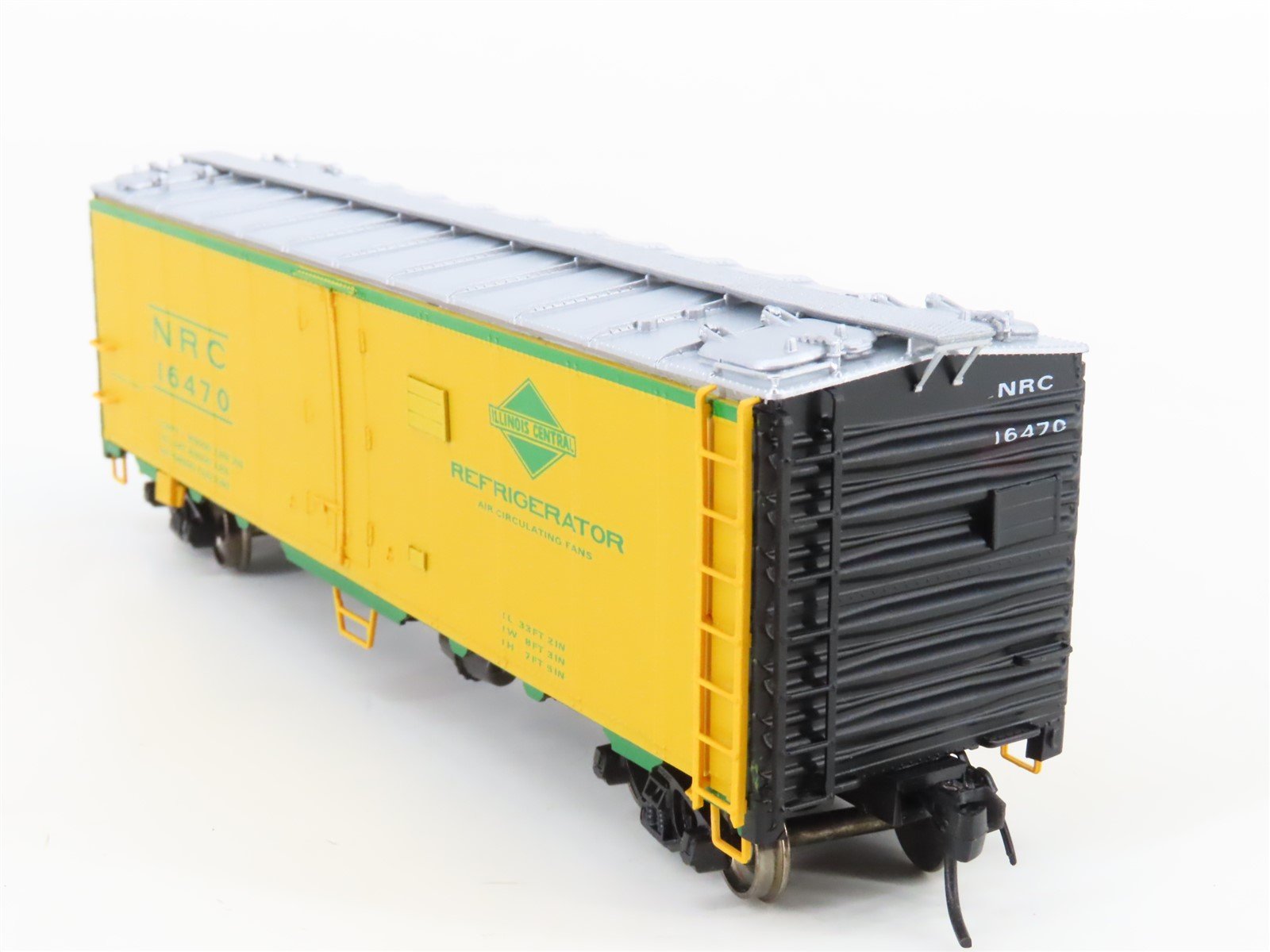HO Scale InterMountain NRC / IC Illinois Central R-40-23 Steel Reefer #16470