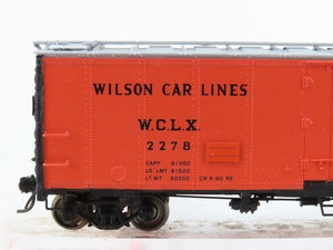 HO Scale InterMountain 45519-03 WCLX Wilson Car Lines R-40-23 Steel Reefer #2278