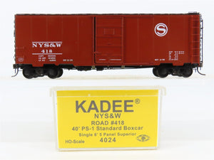 HO Scale Kadee 4024 NYS&W Susquehanna 40' PS-1 Single Door Box Car #418