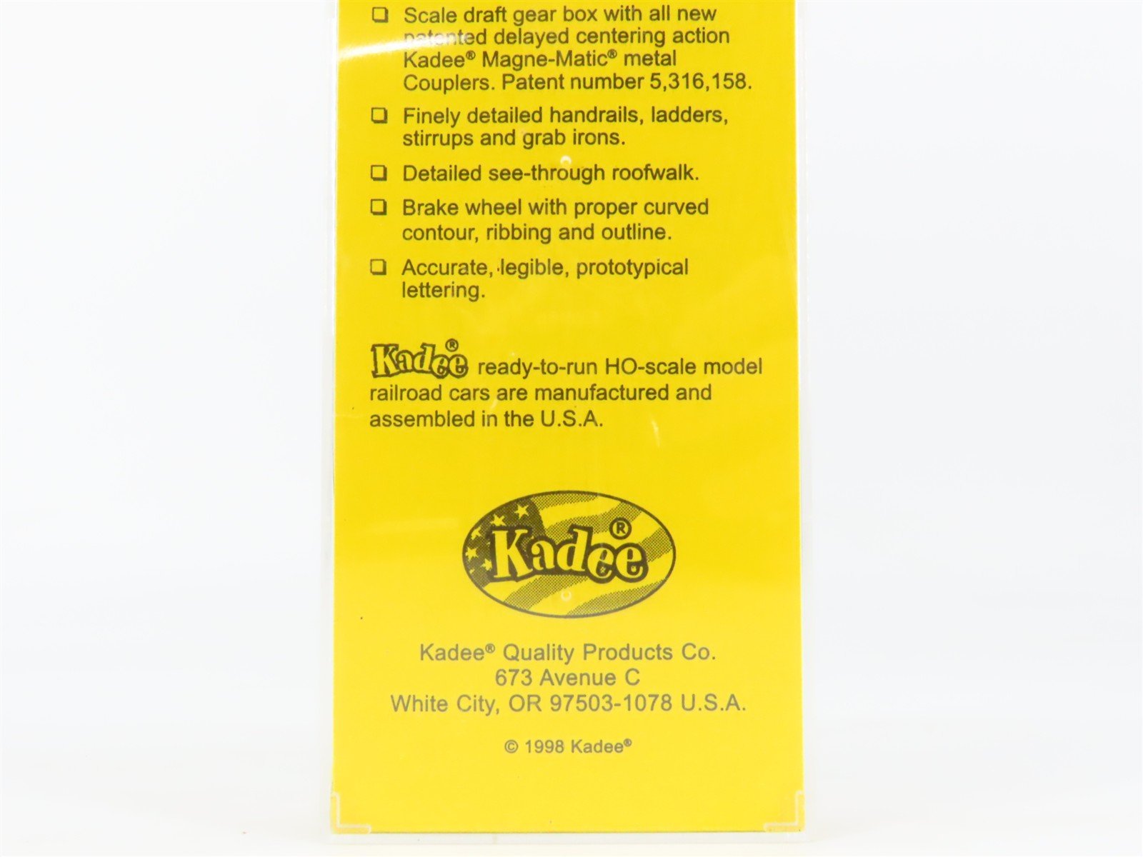HO Scale Kadee 4041 ACY 