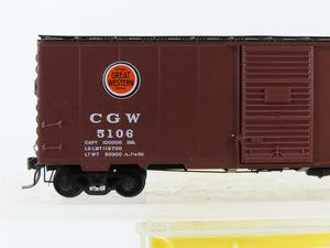 HO Scale Kadee 4022 CGW Chicago Great Western 40' PS-1 Single Door Box Car #5106