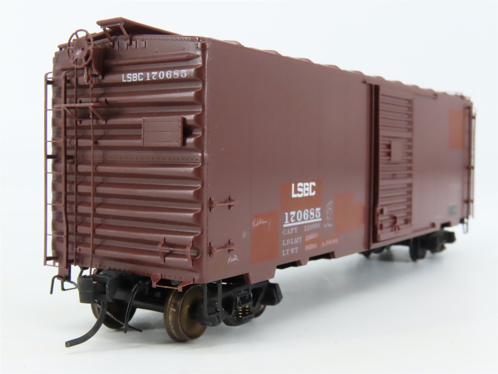 HO Scale Kadee 4019 LSBC LaSalle & Bureau County 40' Box Car #170685 w/ Graffiti