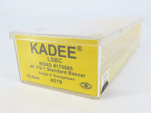HO Scale Kadee 4019 LSBC LaSalle & Bureau County 40' Box Car #170685 w/ Graffiti