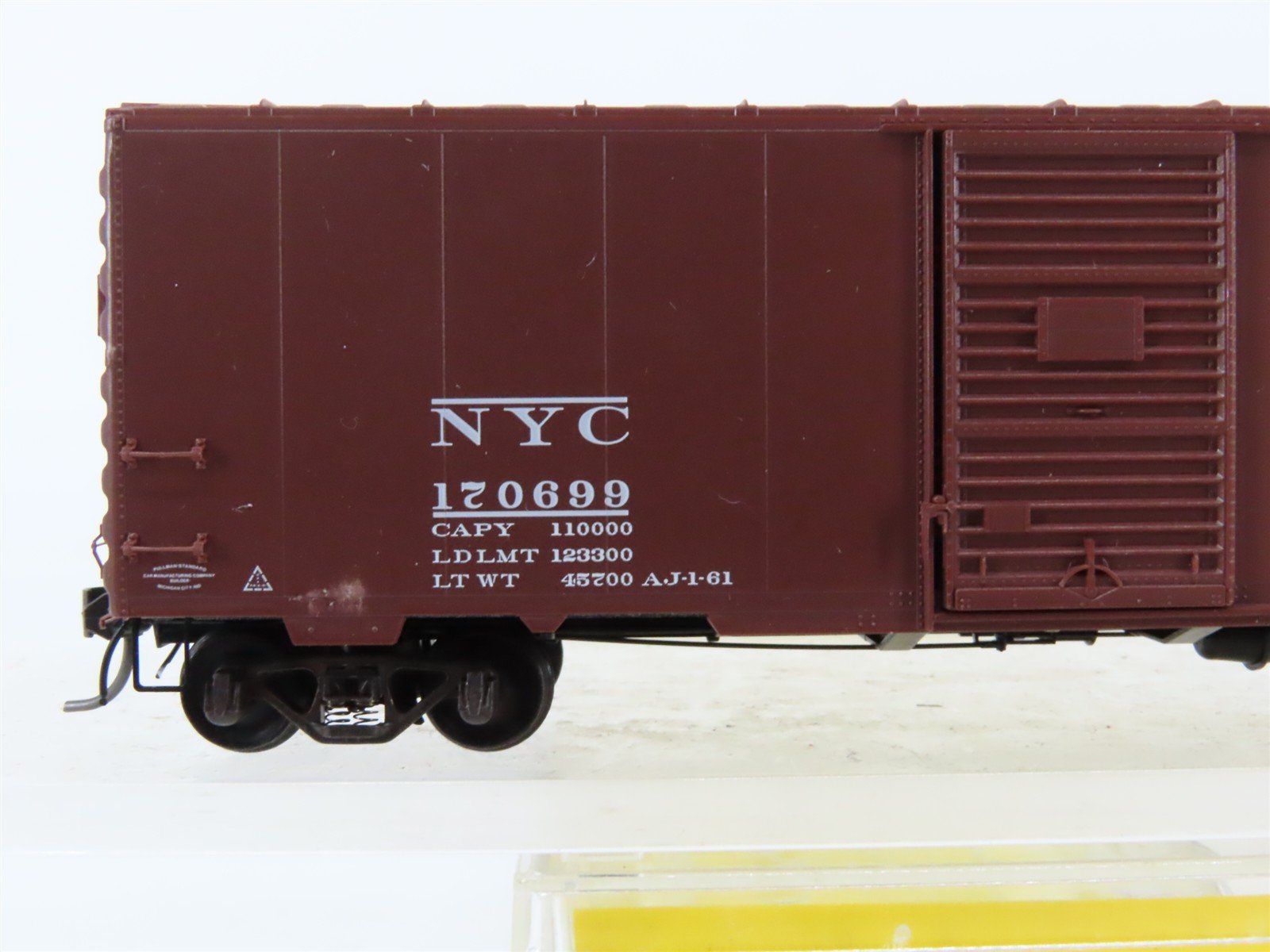 HO Scale Kadee 4007 NYC New York Central 40' PS-1 Single Door Box Car #170699