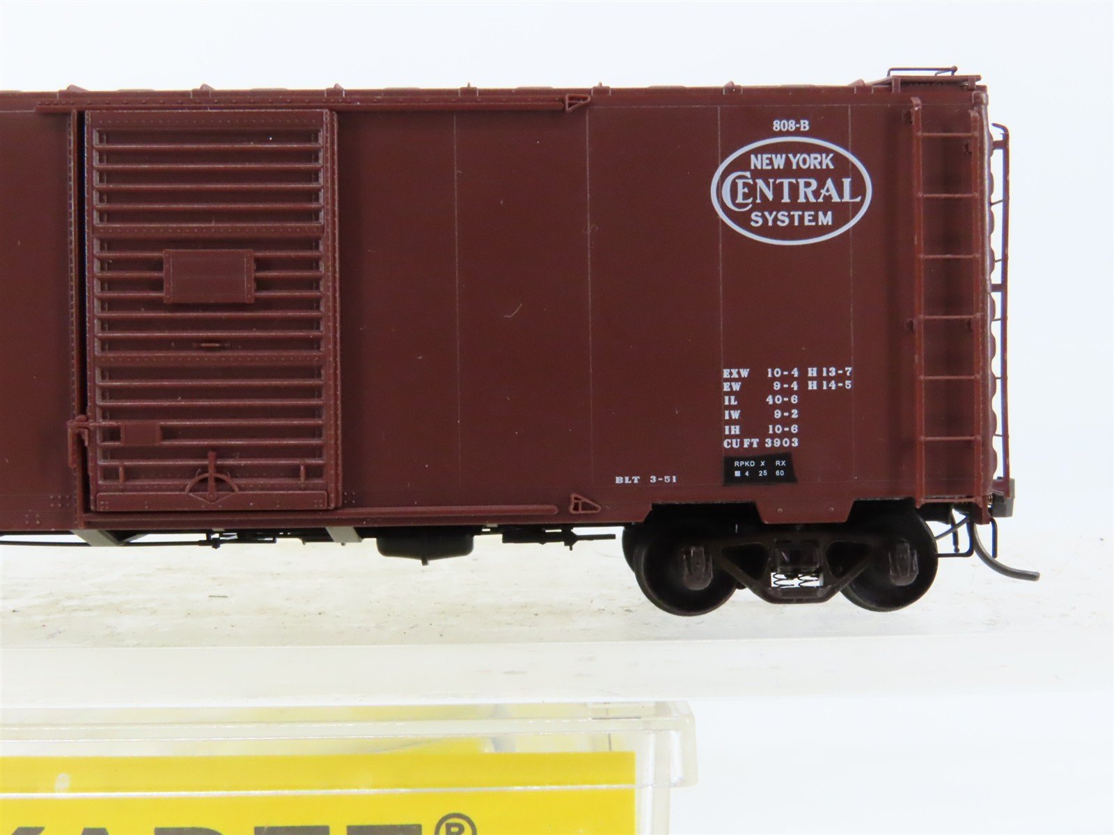 HO Scale Kadee 4007 NYC New York Central 40' PS-1 Single Door Box Car #170699