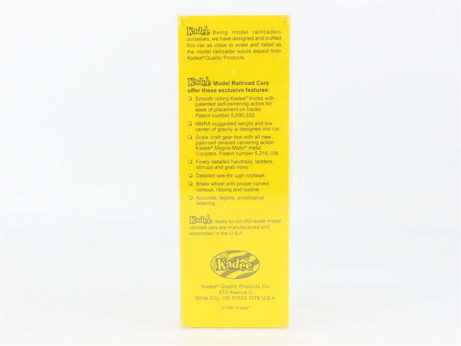 HO Scale Kadee 4002 AC&Y 