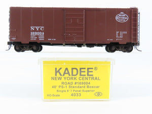 HO Scale Kadee 4033 NYC New York Central 40' PS-1 Single Door Box Car #169004