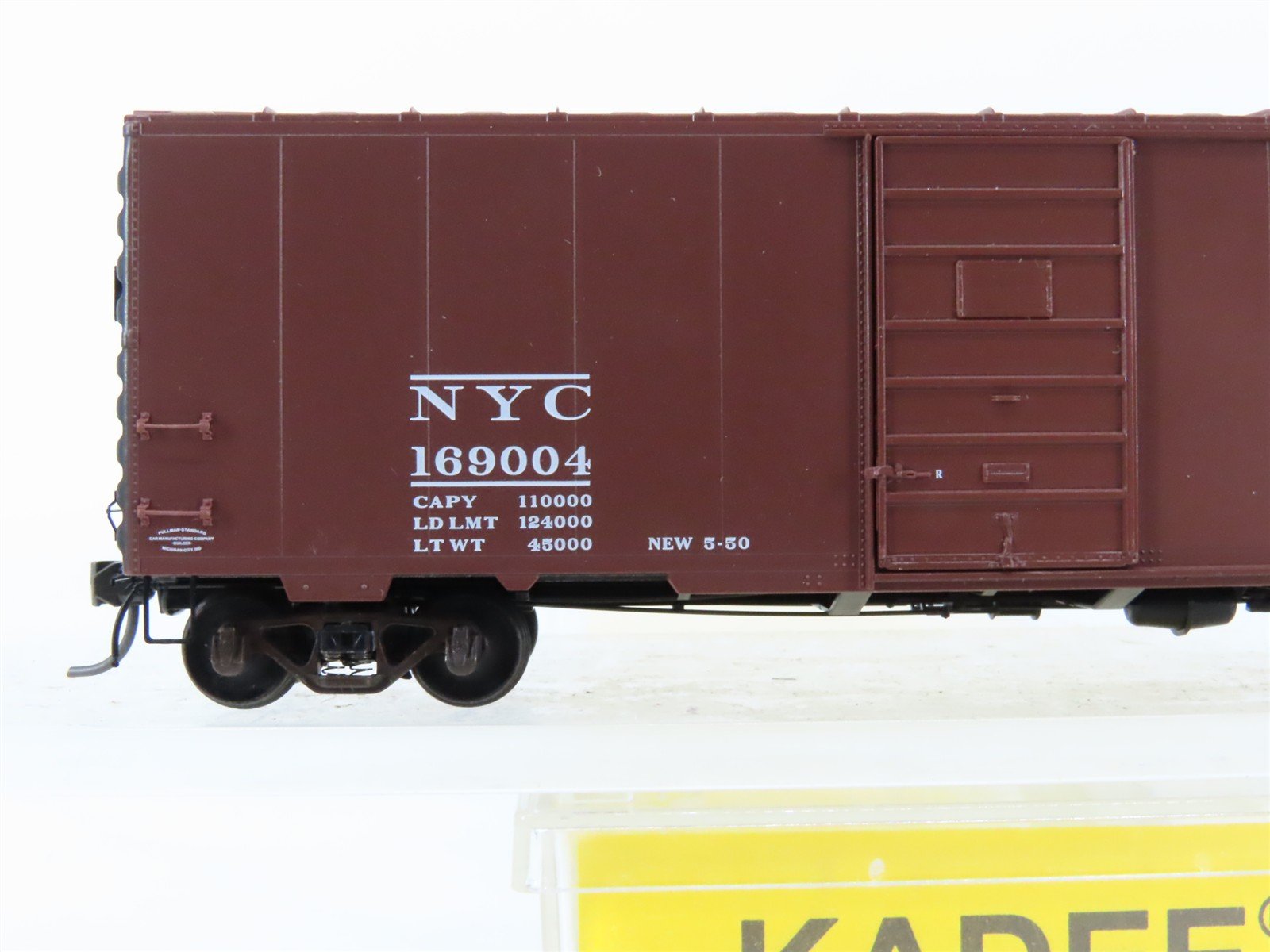 HO Scale Kadee 4033 NYC New York Central 40' PS-1 Single Door Box Car #169004