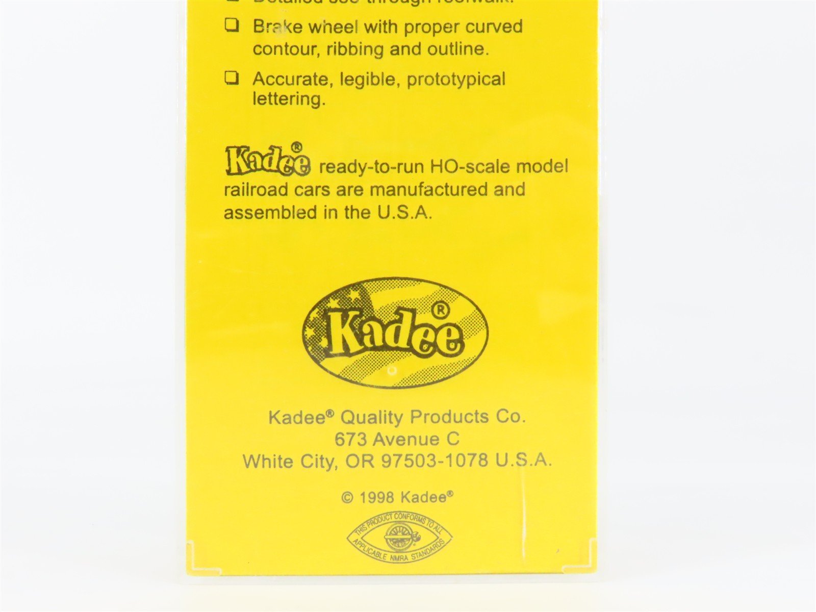 HO Scale Kadee 4033 NYC New York Central 40' PS-1 Single Door Box Car #169004