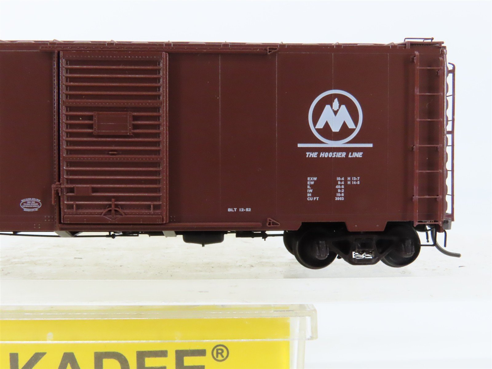 HO Scale Kadee 4014 MONON The Hoosier Line 40' PS-1 Single Door Box Car #741