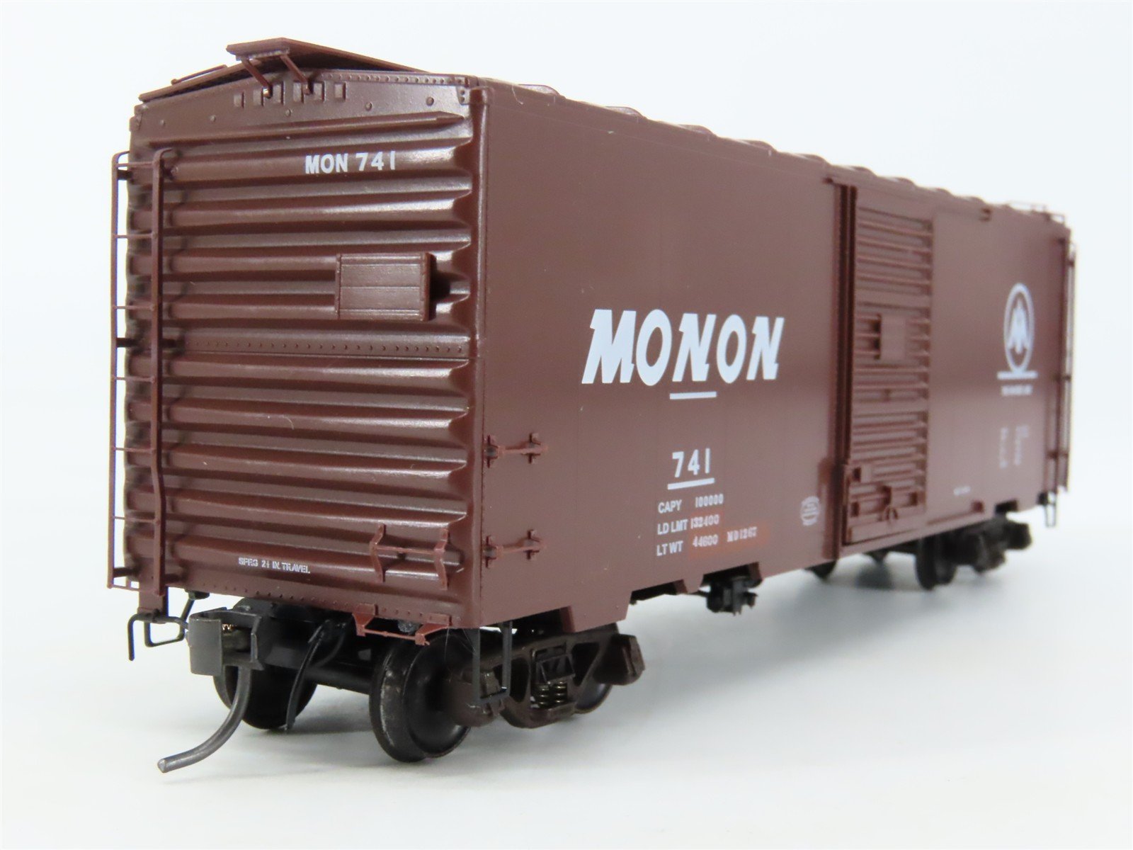 HO Scale Kadee 4014 MONON The Hoosier Line 40' PS-1 Single Door Box Car #741