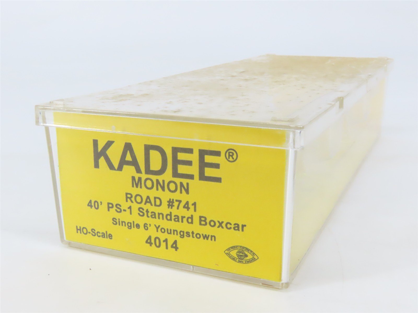 HO Scale Kadee 4014 MONON The Hoosier Line 40' PS-1 Single Door Box Car #741