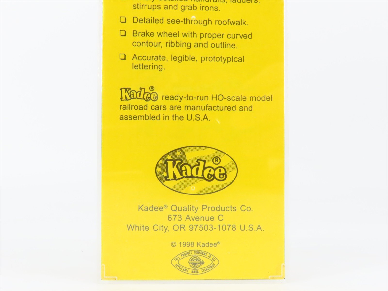 HO Scale Kadee 4021 MNS Minneapolis Northfield & Southern 40' Box Car #1035
